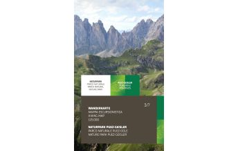 Hiking Maps South Tyrol + Dolomites Tabacco-Spezialkarte Naturpark Puez-Geisler 1:25.000 Tabacco