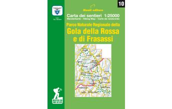 Hiking Maps Apennines IGA-Wanderkarte 10, Gola della Rossa e di Frasassi 1:25.000 Monti Editore - IGA