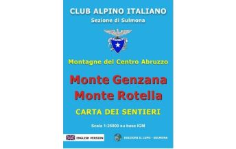 Hiking Maps Apennines Il Lupo Carta 9, Monte Genzana, Monte Rotella 1:25.000 Edizioni Il Lupo