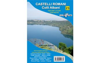 Wanderkarten Apennin Il Lupo Trek Map 23, Castelli Romani, Colli Albani 1:25.000 Edizioni Il Lupo