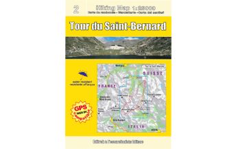 Wanderkarten Escursionista Guida+Carta Italien/Schweiz - Tour du Saint-Bernard 1:25.000 L'Escursionista
