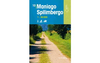 Cycling Maps Italy Rad-, Wander- und Reitkarte Odòs 10, Maniago, Spilimbergo 1:30.000 Odos