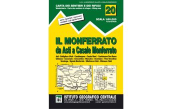 Hiking Maps Europe IGC-Wanderkarte 21, il Monferrato da Asti a Casale Monferrato 1:50.000 IGC