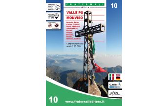 Hiking Maps Italy Fraternali-Wanderkarte 10, Valle Po, Monviso 1:25.000 Fraternali