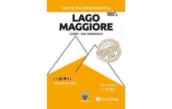 Wanderkarten Italien Geo4Map Wanderkarte 305, Lago Maggiore 1:25.000 Geo4map 