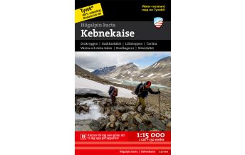 Hiking Maps Scandinavia Calazo Högalpin karta Kebnekaise 1:15.000 Calazo 