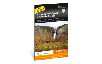 Hiking Maps Europe Calazo Hiking Map Reisa nasjonalpark og Nordreisa sør 1:50.000 Calazo