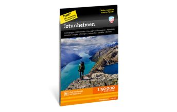 Hiking Maps Scandinavia Calazo Wanderkarte Jotunheimen 1:50.000 Calazo 