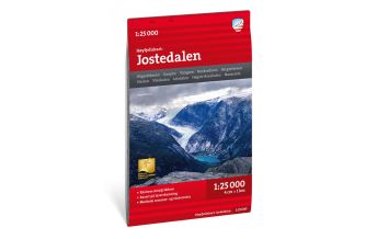 Hiking Maps Scandinavia Calazo Høyfjellskart Jostedalen 1:25.000 Calazo