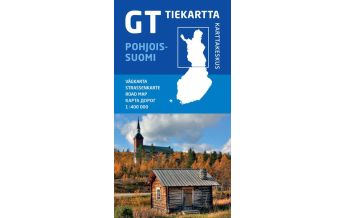 Straßenkarten Pohjois-Suomi (Nord-Finnland) Karttakeskus Oy