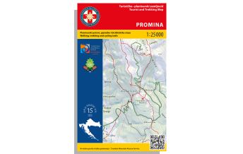 Hiking Maps Balkans HGSS-Wanderkarte Promina 1:25.000 HGSS