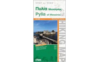 Hiking Maps Peloponnese Pylia of Messinia 1:55.000 Orama Editions