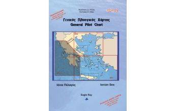 Seekarten Griechenland Eagle Ray General Pilot Chart 2 - Ionian 1:536.000 Eagle Ray Publications