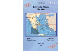 Seekarten Griechenland Eagle Ray Pilot Chart 20 - South Peloponnisos 1:245.000 Eagle Ray Publications