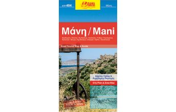 Road Maps Orama WK 404 Griechenland - Mani 1:85.000 Orama Editions