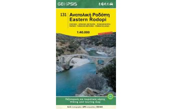Hiking Maps Greece Geopsis-Karte 131, Eastern Rodópi 1:40.000 Geopsis 