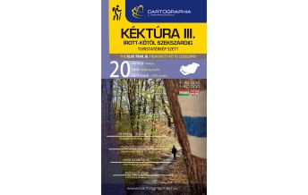 Long Distance Hiking Cartographia Kartenset Kéktúra III, 1:36.000 - 1:50.000 Cartographia Magyarország