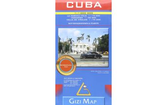 Straßenkarten Cuba, Geographical Map Gizi Map