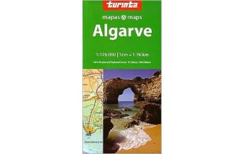 Road Maps Portugal Turinta Portugal Regional Map 5 - Algarve 1:176.000 Turinta