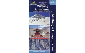 Wanderkarten Himalaya Himalayan Map House Trekking Map 500 - NA520, Mustang to Annapurna 1:165.000 Himalayan MapHouse