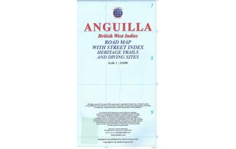 Road Maps Kasprowski Straßenkarte Karibik - Anguilla 1:25.000 Kasprowski Publisher