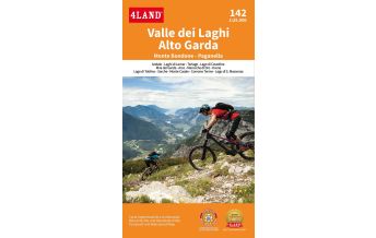Wanderkarten Italien 4Land-Karte 142, Valle dei Laghi, Alto Garda 1:25.000 4Land