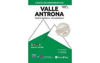 Wanderkarten Italien Geo4Map-Wanderkarte 107, Valle Antrona 1:25.000 Geo4map
