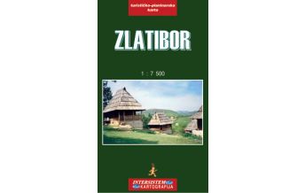 Wanderkarten Serbien Intersistem-Wanderkarte Zlatibor 1:7.500 Intersistem Kartografija