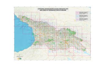 Hiking Maps Georgia Geoland topografische Karte 24b, Stepantsminda 1:50.000 Geoland