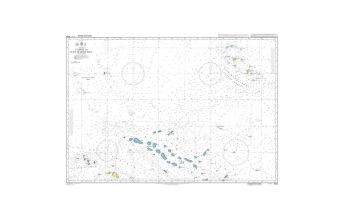 Seekarten British Admiralty Seekarte 4654 - Tahiti to Iles Marquises 1:1.500.000 The UK Hydrographic Office