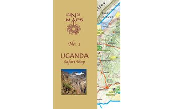 Straßenkarten Afrika East Africa Maps No. 1 - Uganda Safari Map East Africa Maps