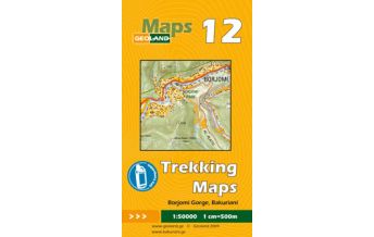 Wanderkarten Georgien Geoland Trekking Map 12, Borjomi Gorge, Bakuriani 1:50.000 Geoland