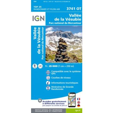 Ign Carte 3741 Ot Vallee De La Vesubie 1 25 000 Freytag Berndt