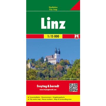 Linz Stadtplan 1 15 000 F B Stadtplane Freytag Berndt