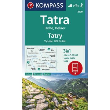 Kompass Karte 2130 Hohe Und Belaer Tatra 1 25 000 Freytag Berndt