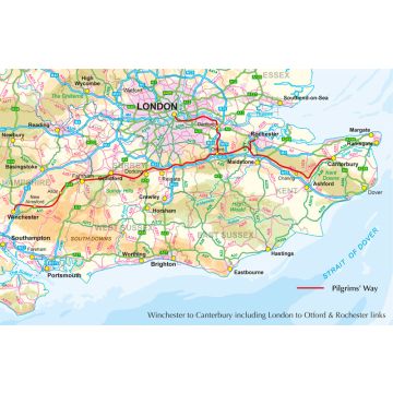 Trail Wessex Way Cycle Route Map Kent Downs North Downs Way Cycle