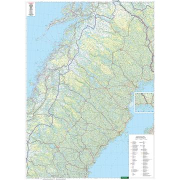 | 1:600.000, freytag & berndt freytag berndt & Schweden, Straßenkarte