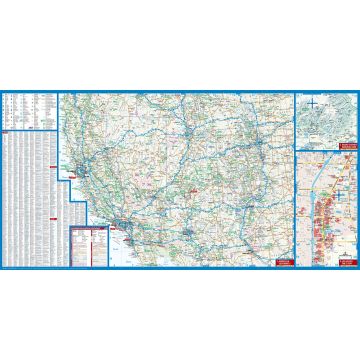 Road Map Of Southwest Usa Southwest Usa - American Southwest, Borch Map | Freytag&Berndt