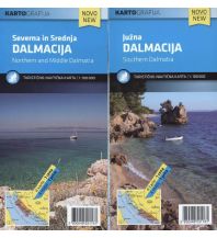 Reiseführer KartoGrafija Turisticno-nauticna Karta Dalmatia, 2 Bl. Kartografija Slovenija
