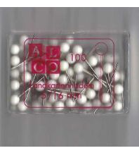 Poster und Wandkarten Stecknadeln 100 Stk. weiß Albert GmbH & Co