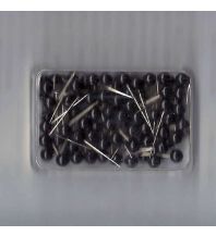 Poster und Wandkarten Stecknadeln 100 Stk. schwarz Albert GmbH & Co