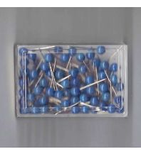 Poster und Wandkarten Stecknadeln 100 Stk. blau Albert GmbH & Co