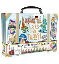 Reiselektüre Colorful World Weltreise - Fernweh-Ausmal-Koffer Frech-Verlag GmbH + Co. Druck KG