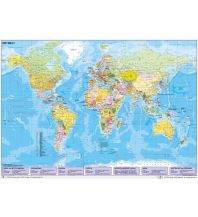 Poster and Wall Maps Weltkarte politisch Stiefel GmbH