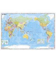 Weltkarten Weltkarte pazifikständisch politisch 1:38.000.000 Stiefel GmbH