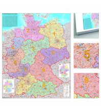 Europa Deutschland Postleitzahlenkarte Karte zum Pinnen auf EasyPrint - Platte Stiefel GmbH