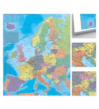 Europa Organisationskarte politisch zum Pinnen auf EasyPrint - Platte Stiefel GmbH