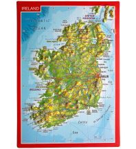 Reliefkarten Georelief Postkarte - Irland georelief GbR