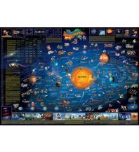Kinderbücher und Spiele Sonnensystem für Kinder, Wandposter Interkart Direct