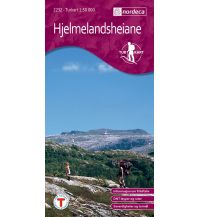 Wanderkarten Norge Turkart 2232 Norwegen - Hjelmelandsheiene 1:50.000 Nordeca